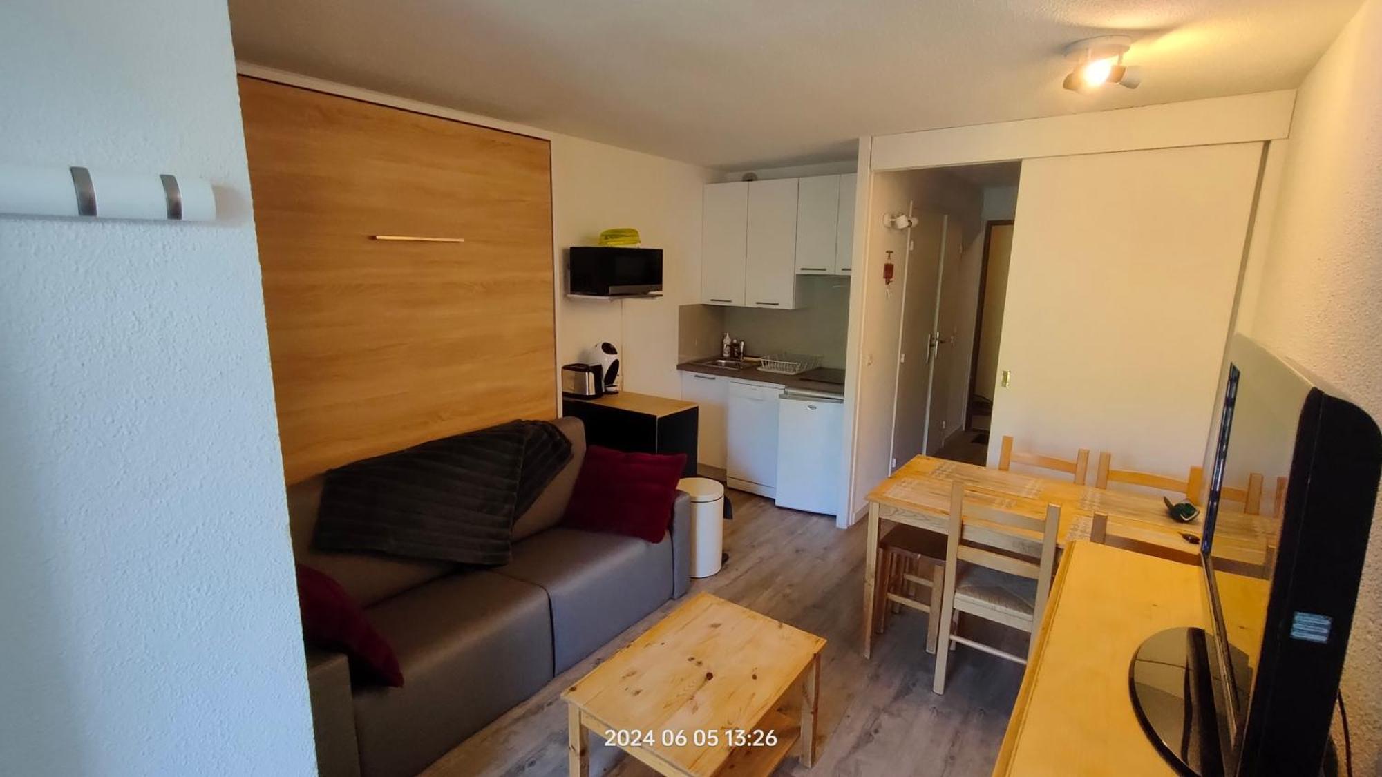 Studio Cabine 4 Pers Les2Alpes 21M² Les Deux Alpes Dış mekan fotoğraf