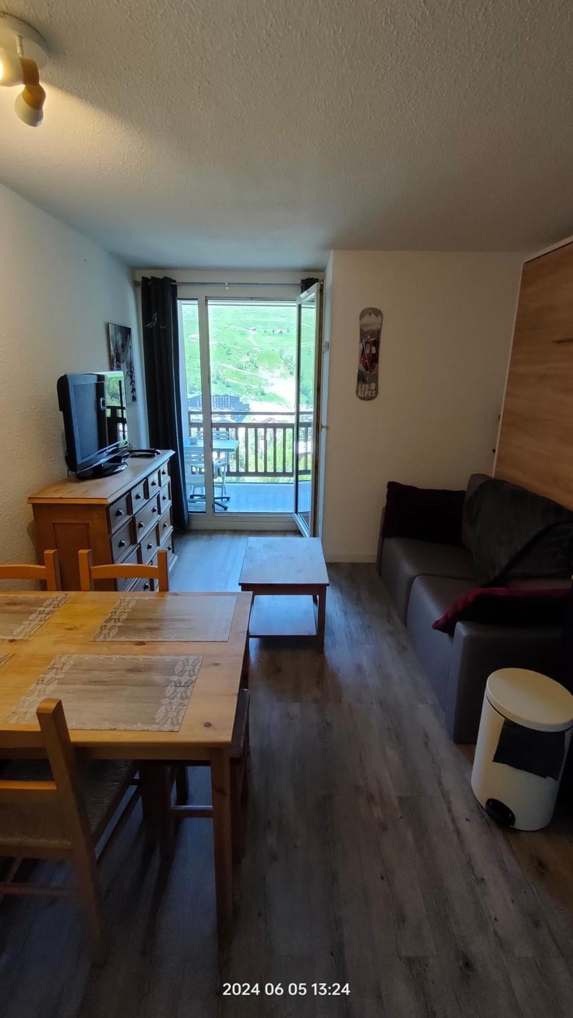 Studio Cabine 4 Pers Les2Alpes 21M² Les Deux Alpes Dış mekan fotoğraf